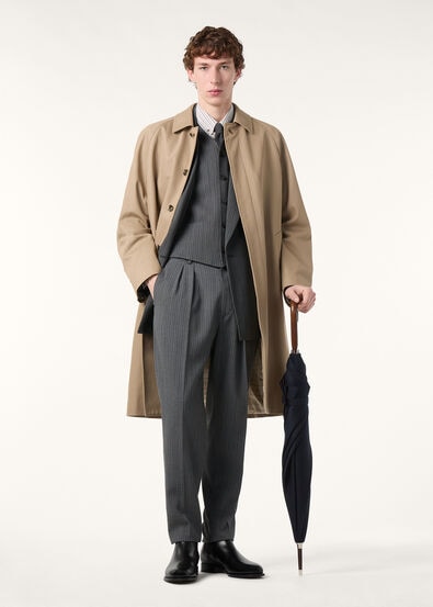 RUBEN TROUSERS TEXTURED WOOL MOULINE'