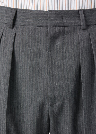 RUBEN TROUSERS TEXTURED WOOL MOULINE'