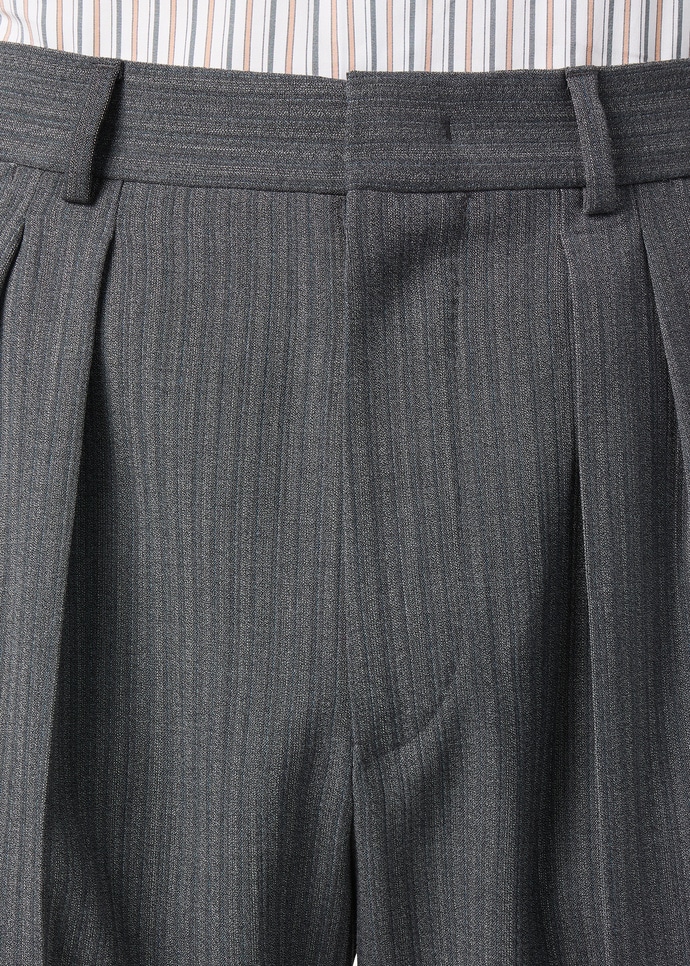 RUBEN TROUSERS TEXTURED WOOL MOULINE'_FAQ0873_M0WX_2
