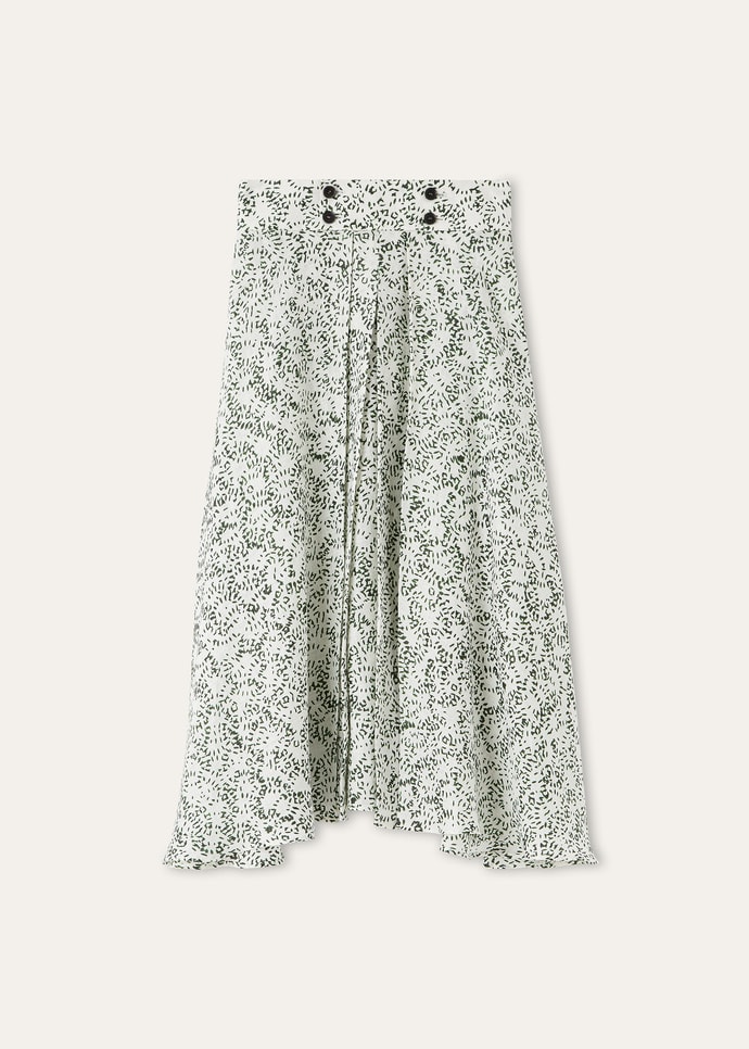 PETRA SHORT SKIRT PIOT FIREWORKS LINEN_FAQ0929_T1TB_1
