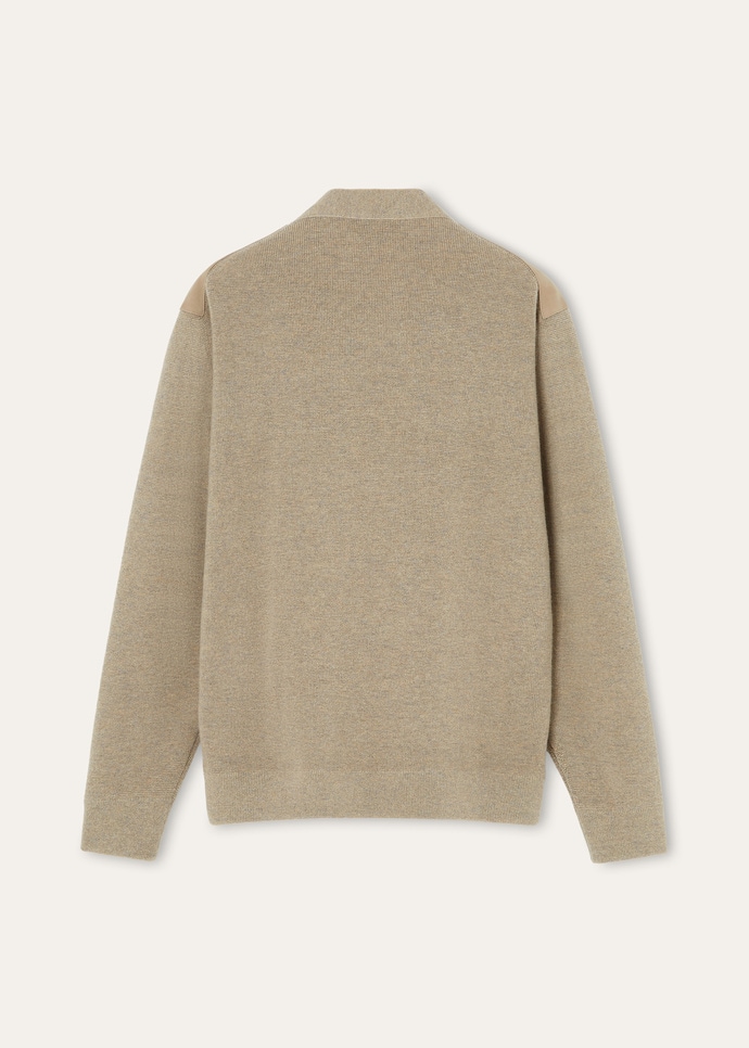 CASH SUEDE CARDIGAN SWEATER CASH GG 18_FAQ0941_51BV_6