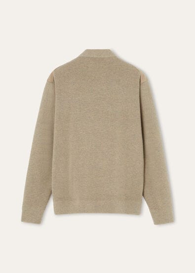CASH SUEDE CARDIGAN SWEATER CASH GG 18