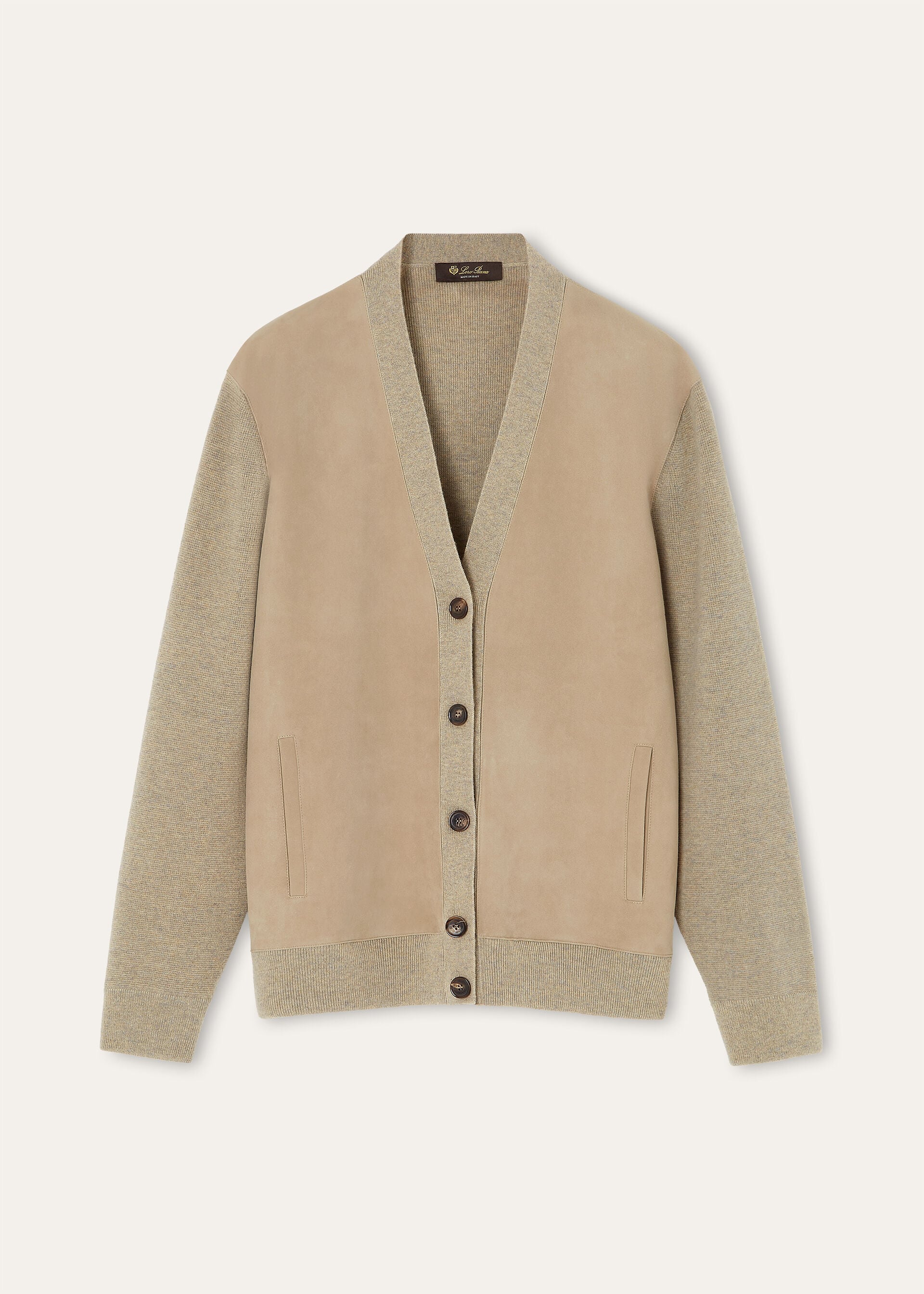 CASH SUEDE CARDIGAN SWEATER CASH GG 18