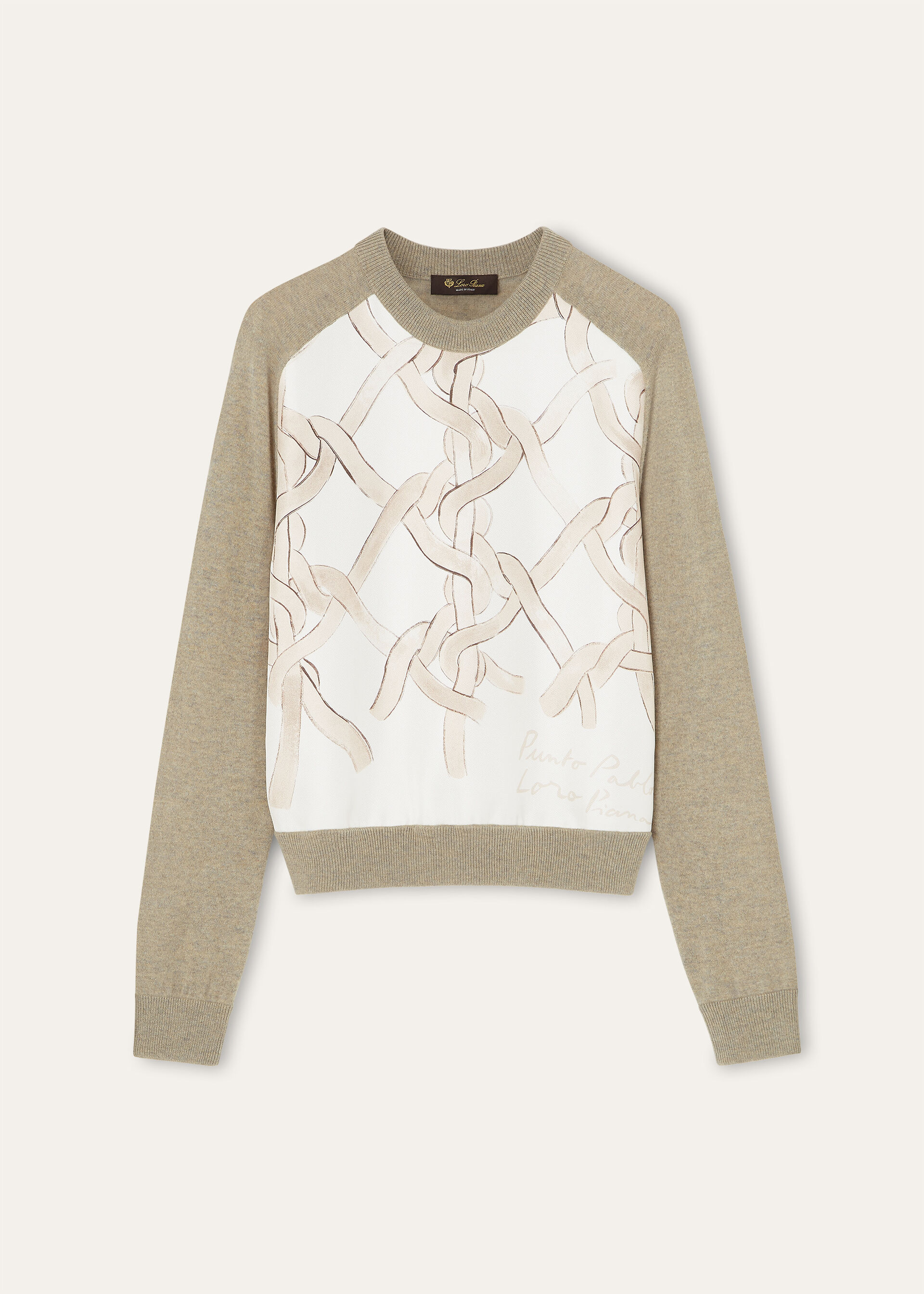 PUNTO PABLO CASHMERE CREWNECK SW. CASH SILK GG 14