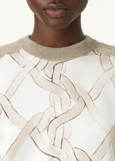 PUNTO PABLO CASHMERE CREWNECK SW. CASH SILK GG 14