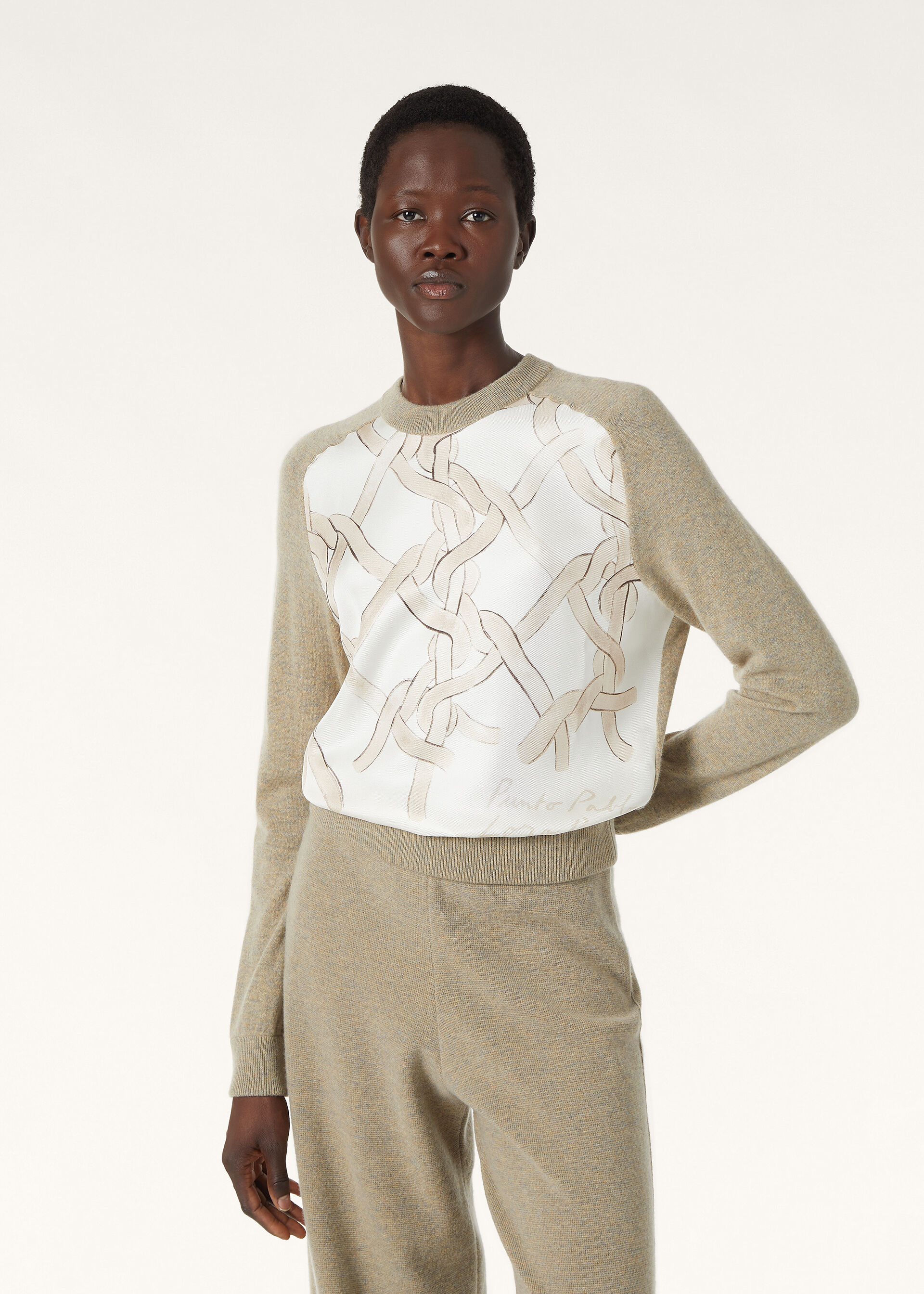 PUNTO PABLO CASHMERE CREWNECK SW. CASH SILK GG 14