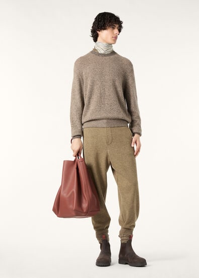 SHEEP MEADOW CREWNECK SWEATER CASH WOOL GG 8