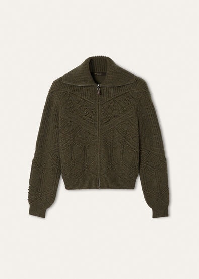 LA PLAGNE BOMBER SWEATER CASH GG 5