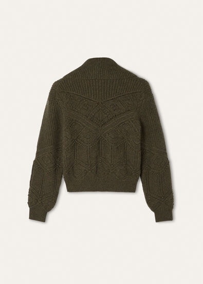 LA PLAGNE BOMBER SWEATER CASH GG 5