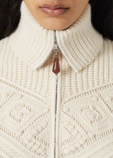 LA PLAGNE BOMBER SWEATER CASH GG 5