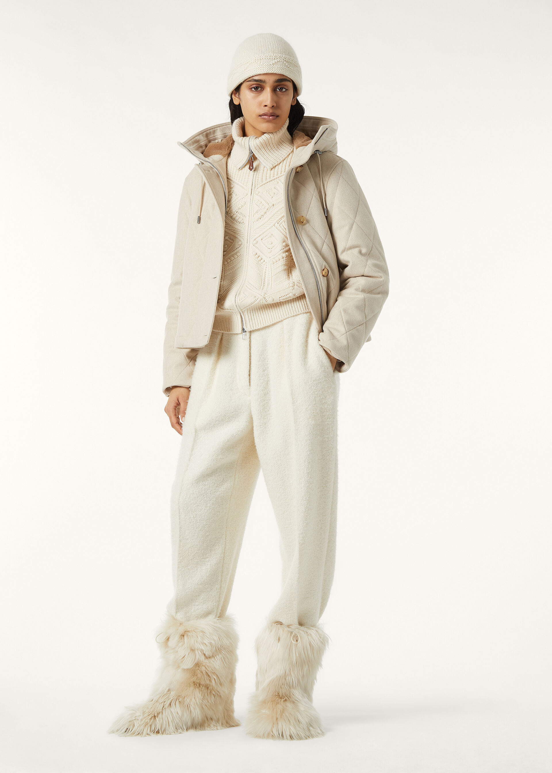 LA PLAGNE BOMBER SWEATER CASH GG 5