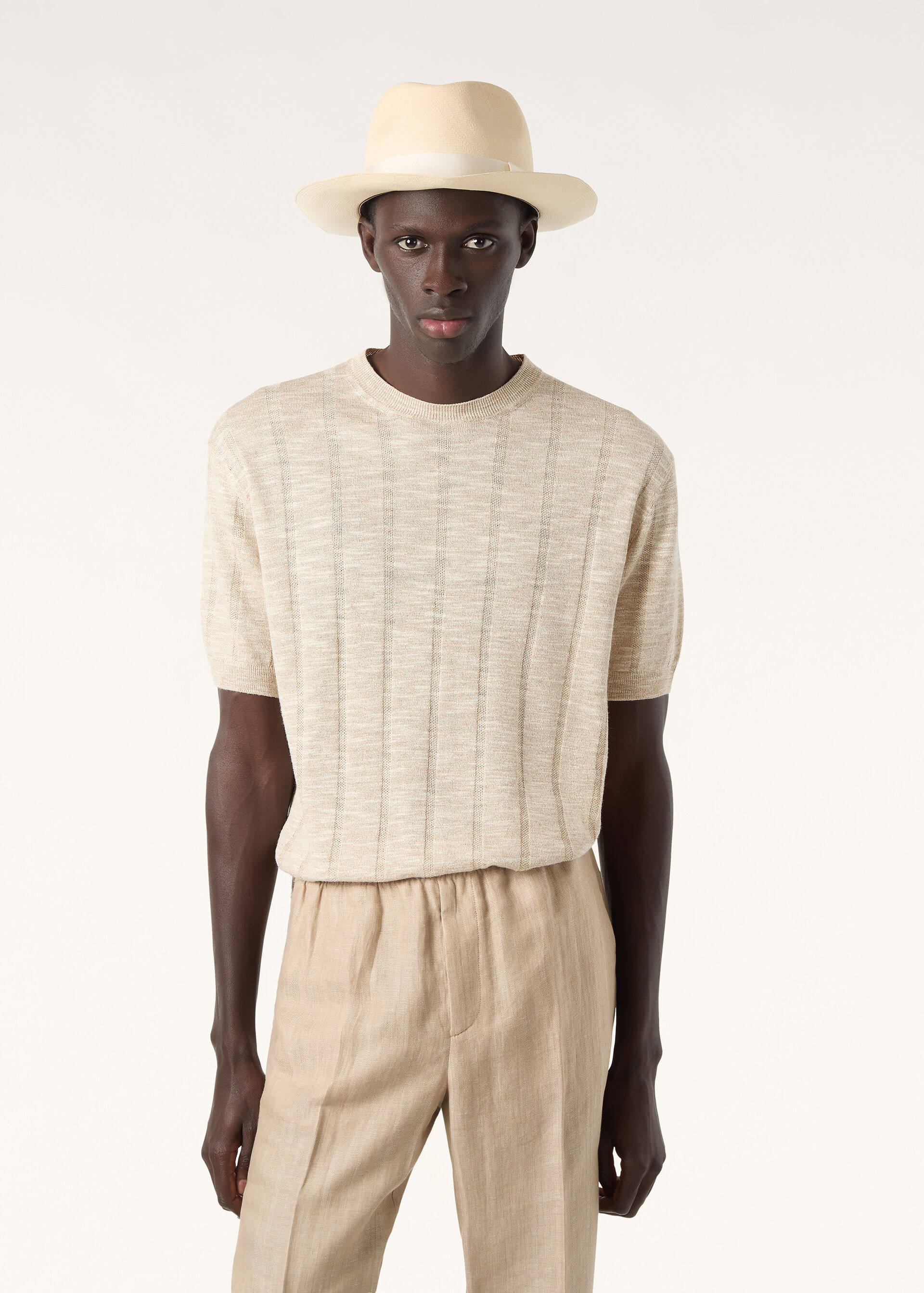 MAYREAU SS CREWNECK SWEATER LINEN SILK GG 14