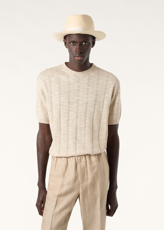 MAYREAU SS CREWNECK SWEATER LINEN SILK GG 14_FAQ0959_J1MZ_3