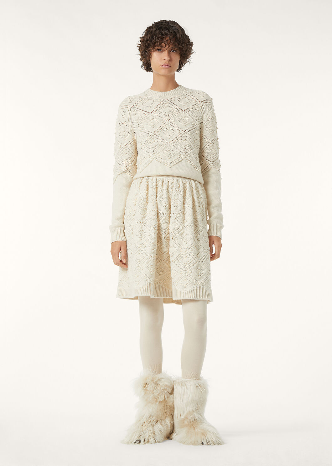 LA PLAGNE CREWNECK SWEATER CASH GG 5