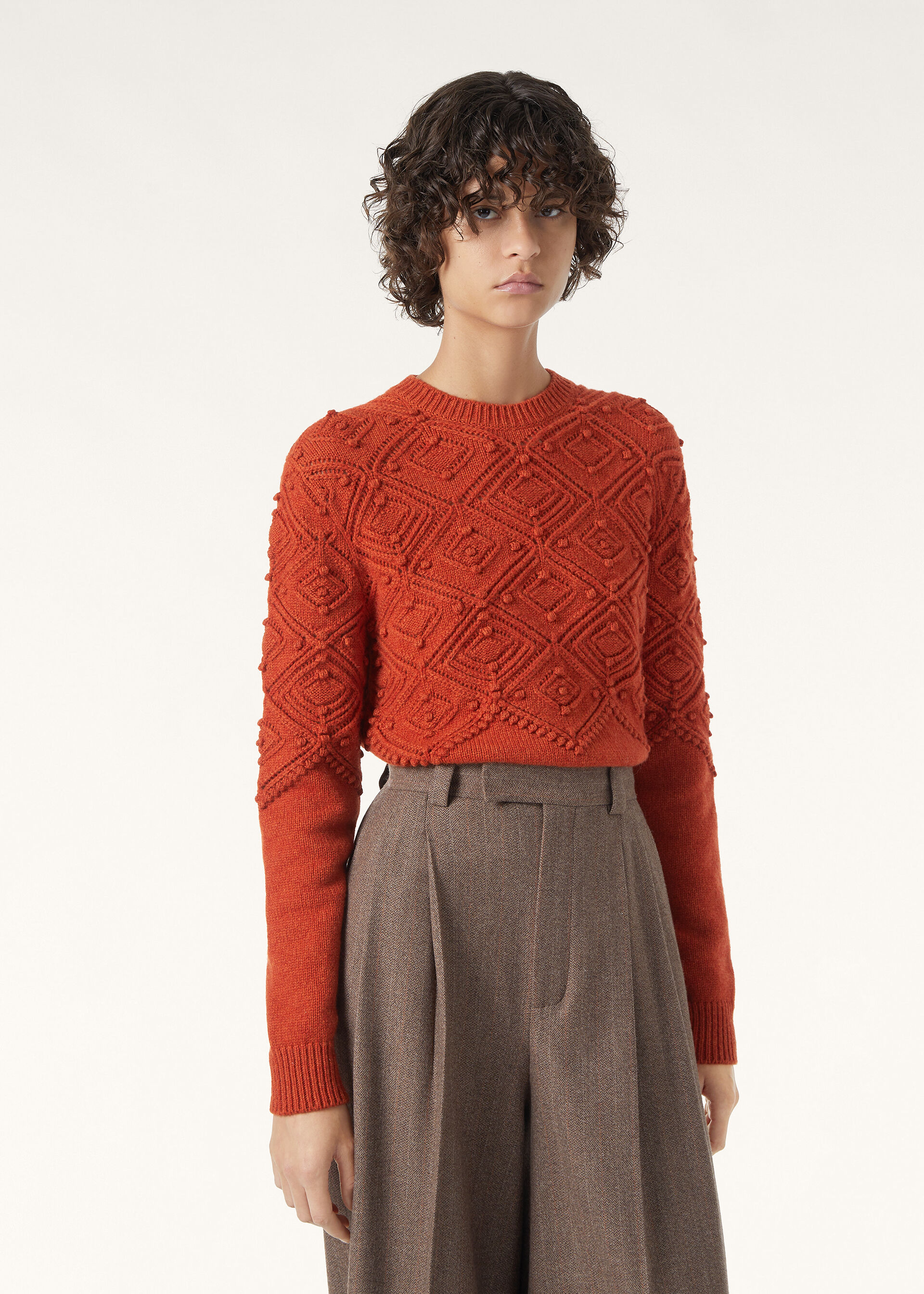 LA PLAGNE CREWNECK SWEATER CASH GG 5