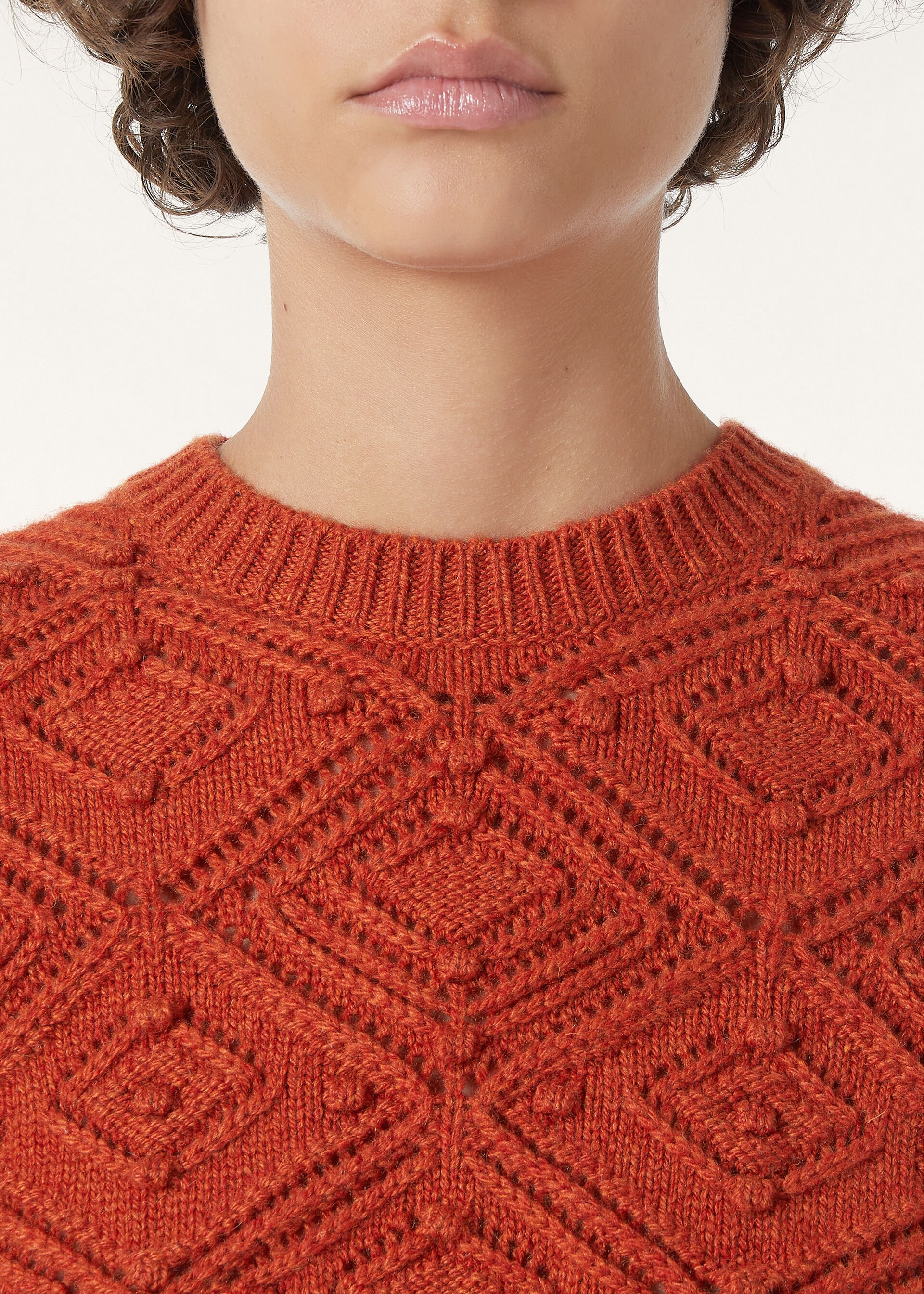 LA PLAGNE CREWNECK SWEATER CASH GG 5