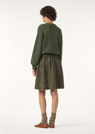 CAREZZA EMBR CREWNECK MULTICOLOR CROSS STITCH GG 3