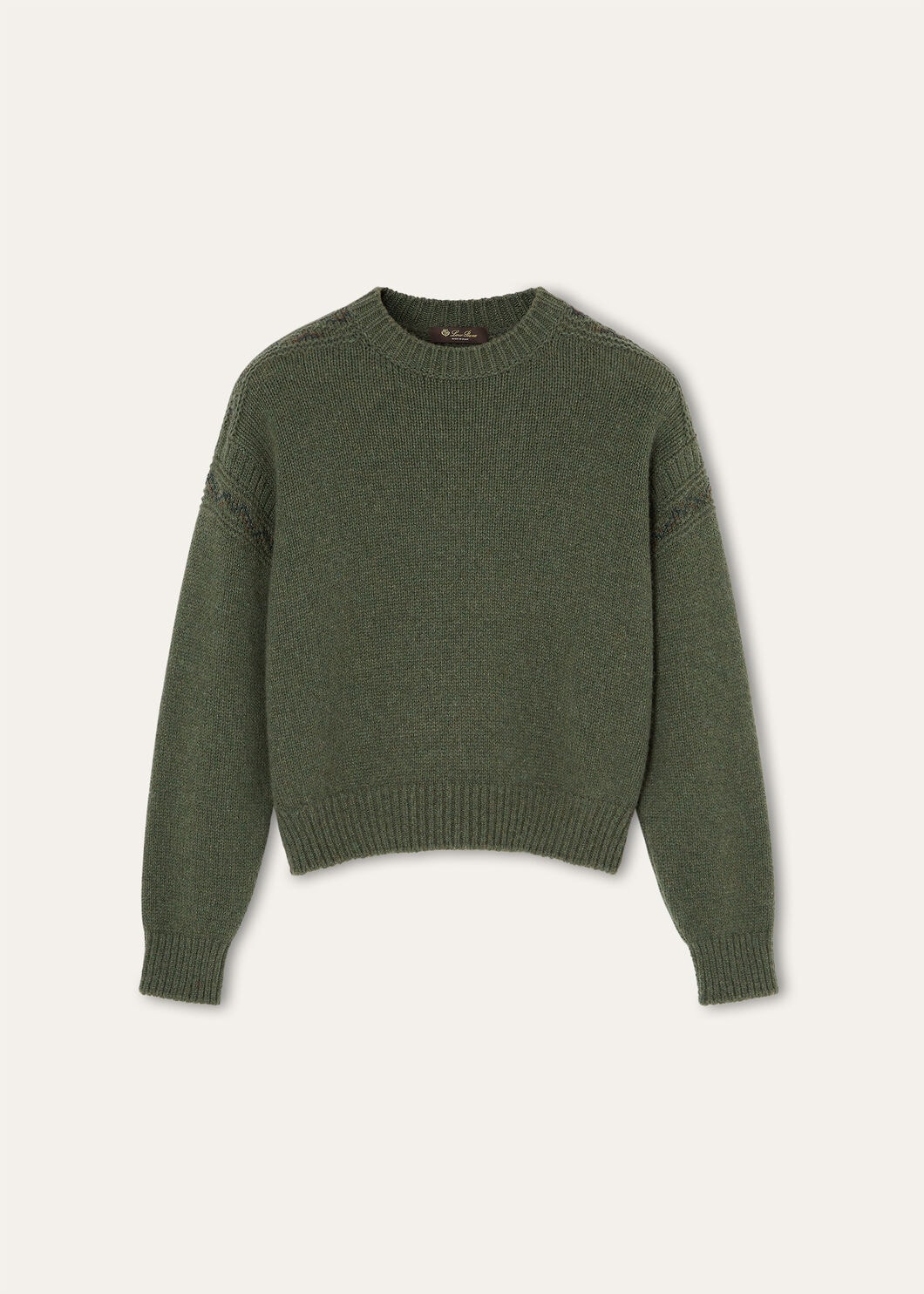 CAREZZA EMBR CREWNECK MULTICOLOR CROSS STITCH GG 3