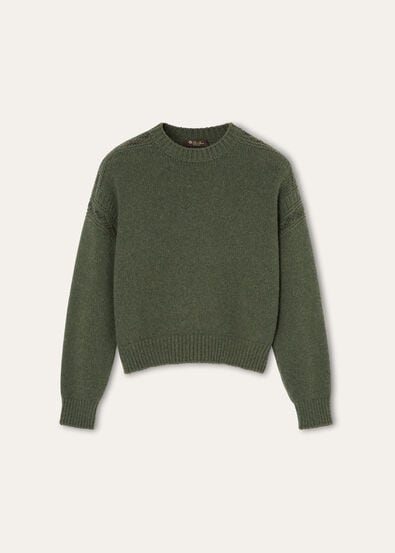 CAREZZA EMBR CREWNECK MULTICOLOR CROSS STITCH GG 3