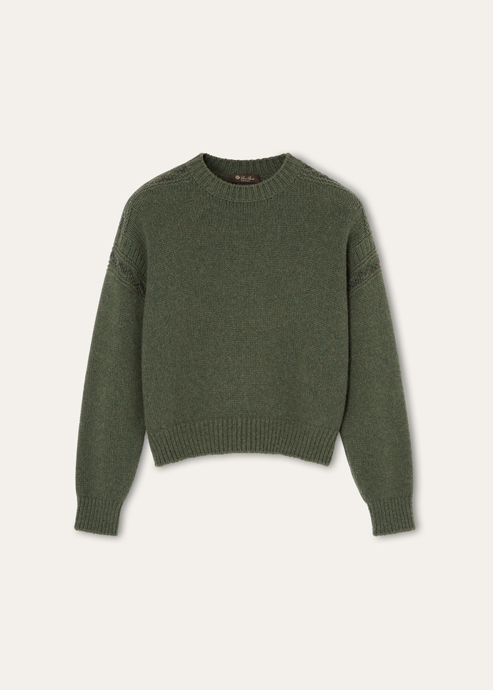 CAREZZA EMBR CREWNECK MULTICOLOR CROSS STITCH GG 3_FAQ0966_51C2_5