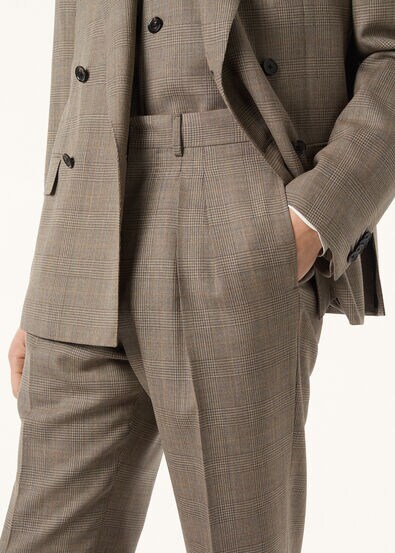 MILANO PEAK DB SUIT SOPRA VISSO PRINCE OF WALES