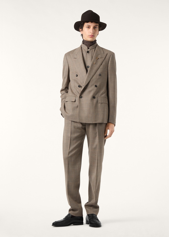 MILANO PEAK DB SUIT SOPRA VISSO PRINCE OF WALES_FAQ0992_F4T9_1