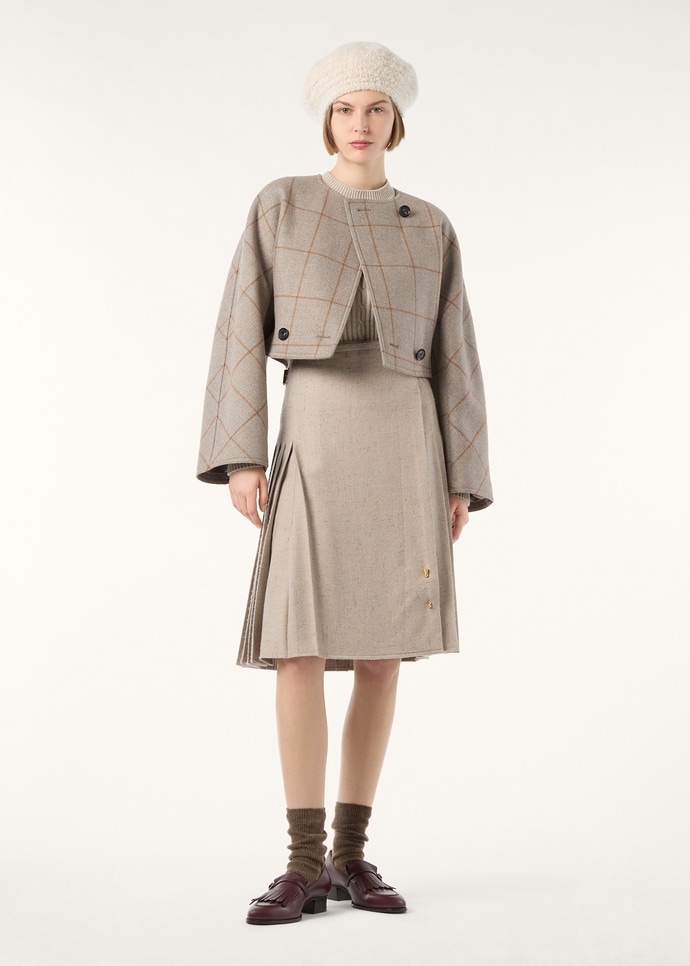 MILDA SKIRT BOTTONATO FLANNEL CASH_FAQ1001_E0FF_1
