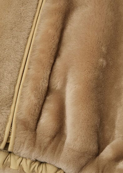 LORO PIANA BOMBER MERINO SHEARLING