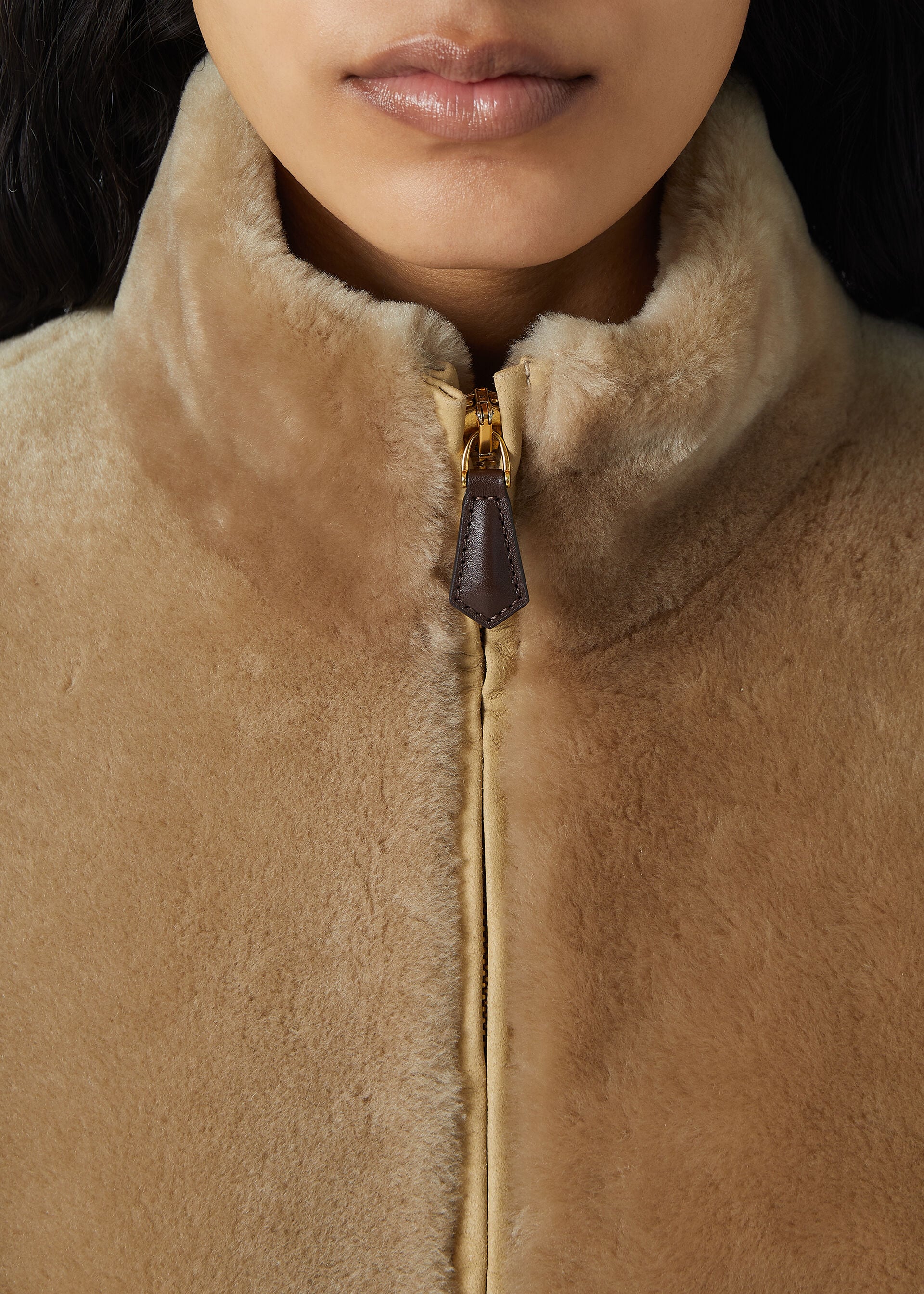 LORO PIANA BOMBER MERINO SHEARLING