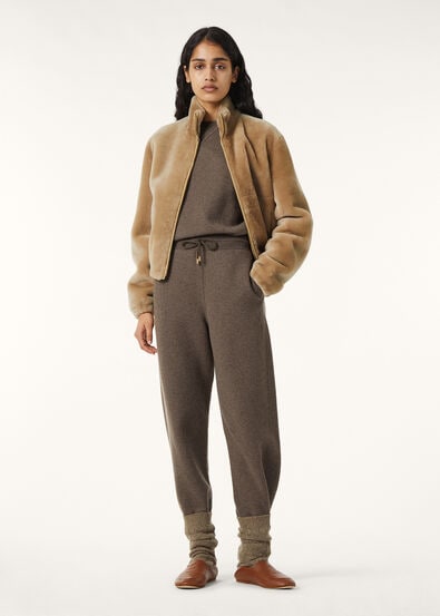 LORO PIANA BOMBER MERINO SHEARLING
