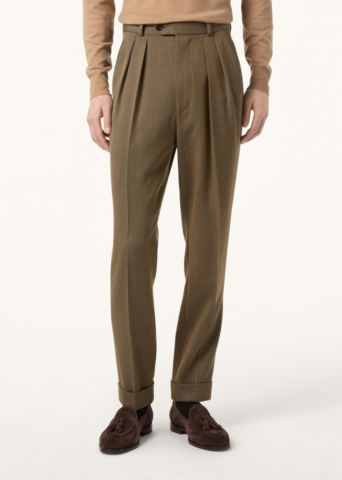 STAFFORD TROUSERS JASPE' CAVALRY_FAQ1082_518H_3