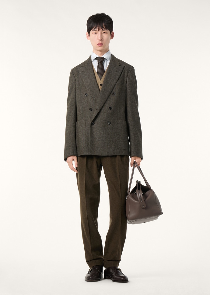 MILANO PEAK DB SHIRT JACKET WOOL MOULINE'_FAQ1100_F6ZX_1