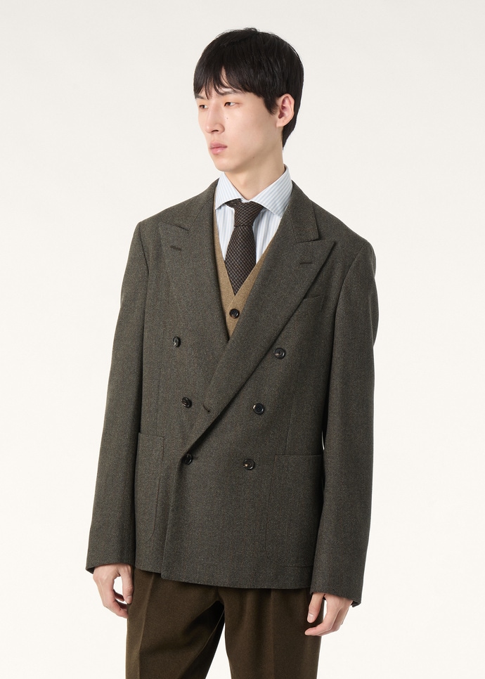 MILANO PEAK DB SHIRT JACKET WOOL MOULINE'_FAQ1100_F6ZX_3