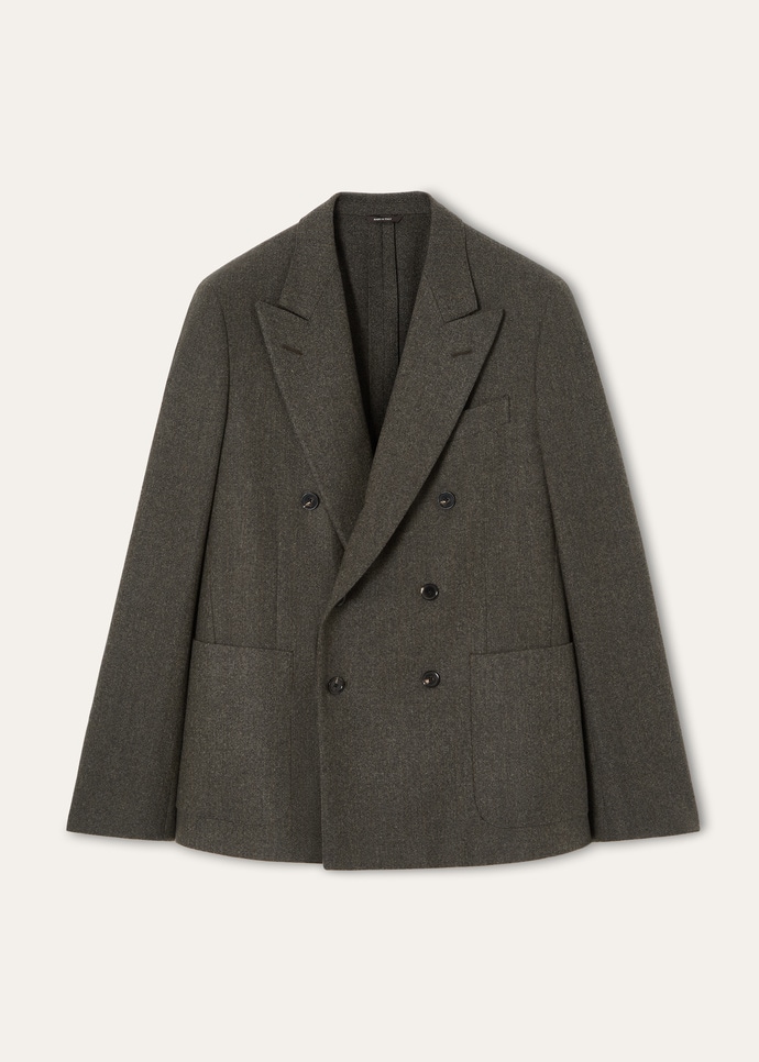 MILANO PEAK DB SHIRT JACKET WOOL MOULINE'_FAQ1100_F6ZX_5