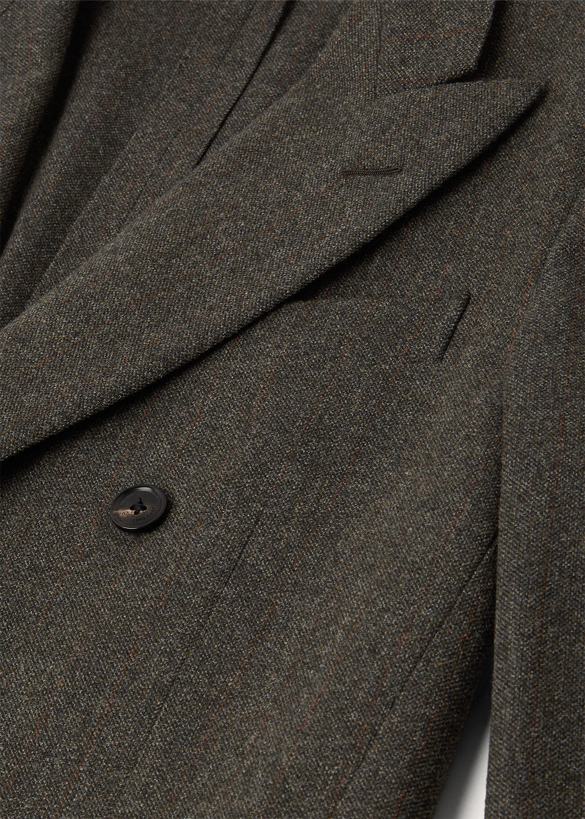 MILANO PEAK DB SHIRT JACKET WOOL MOULINE'