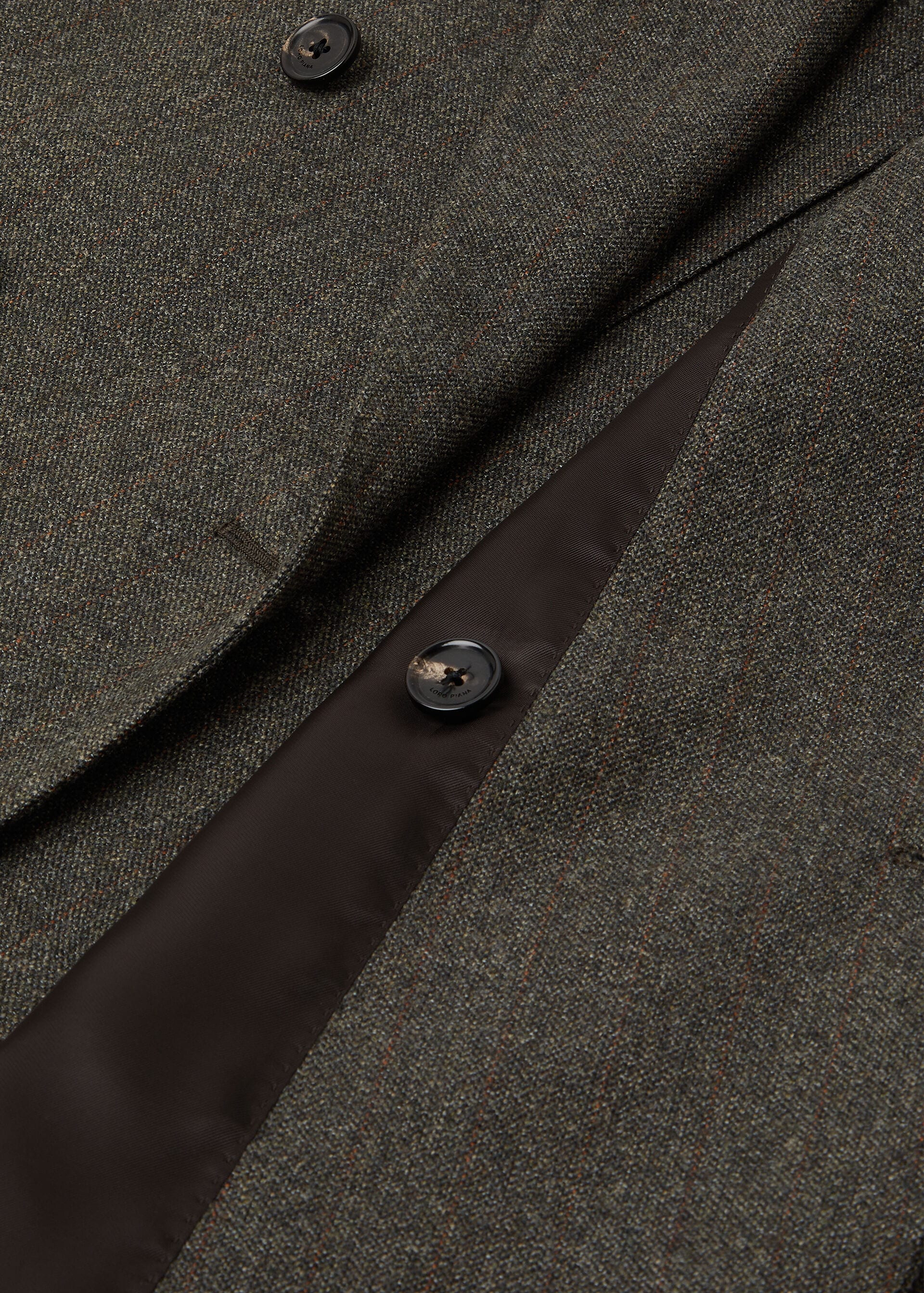 MILANO PEAK DB SHIRT JACKET WOOL MOULINE'