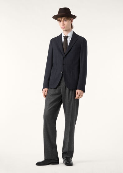 TORINO NOTCH SB SHIRT JACKET WOOL MOULINE'