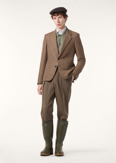 HEDLAND NOTCH SB JACKET LINEN WISH TATTERSALL