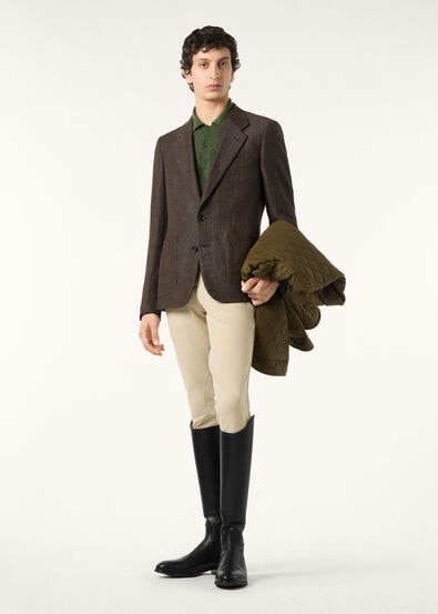 HEDLAND NOTCH SB JACKET LINEN WISH TATTERSALL