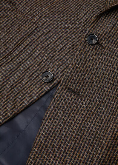 HEDLAND NOTCH SB JACKET LINEN WISH TATTERSALL