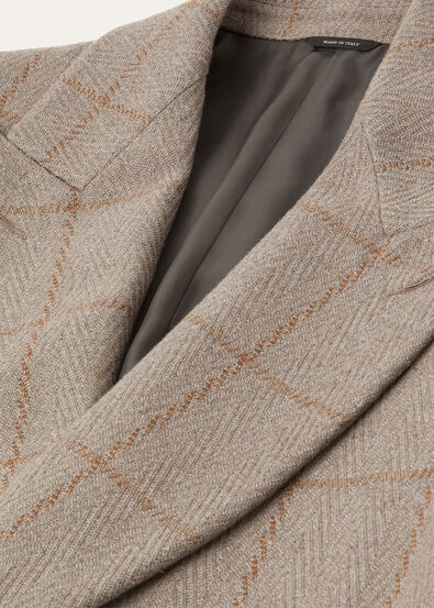 ALTON PEAK DB COAT SOPRA VISSO CASH WINDOWPANE