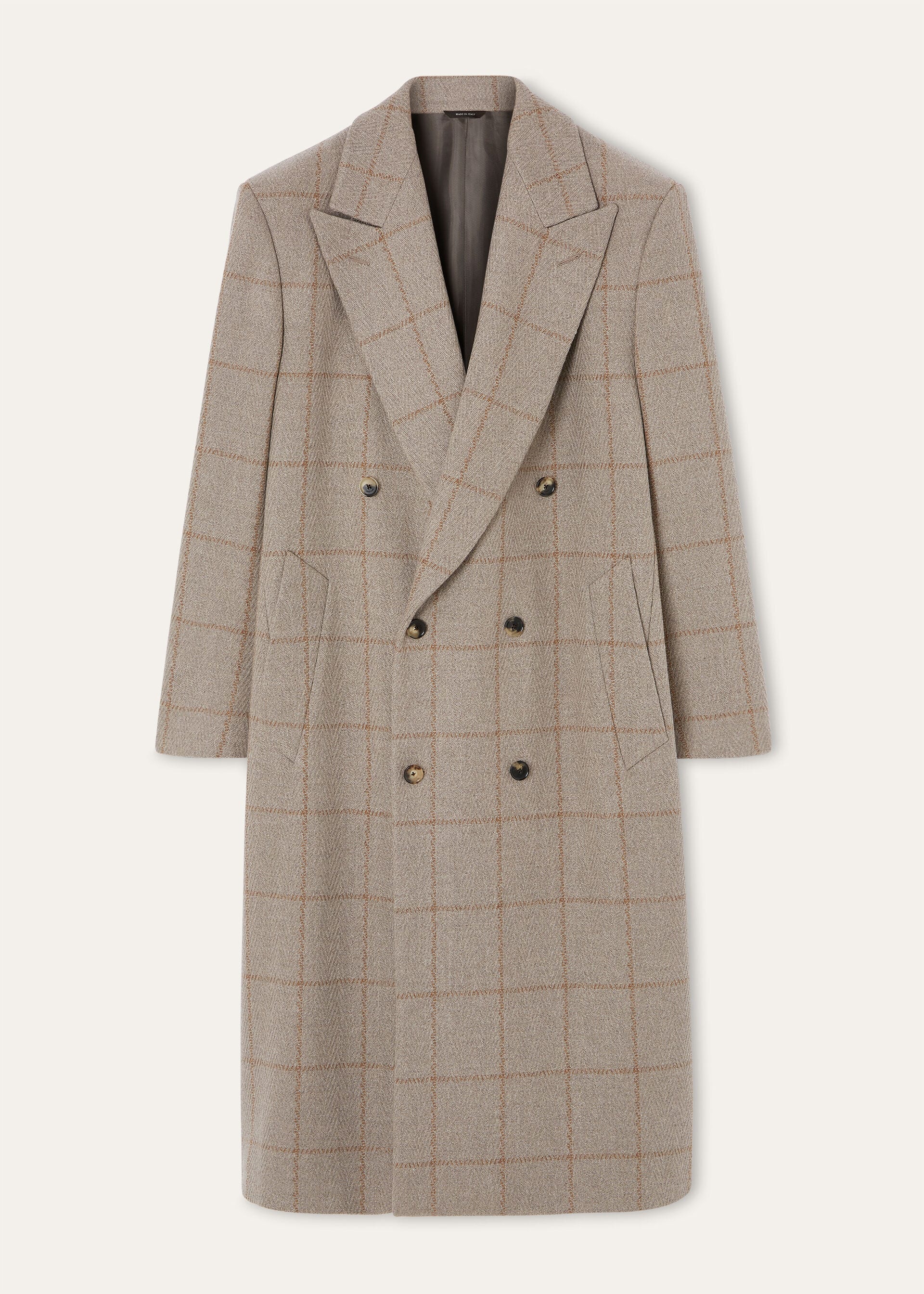 ALTON PEAK DB COAT SOPRA VISSO CASH WINDOWPANE