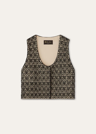 ADDIE EMBROIDERED VEST THISTLE MEADOW CORNELY