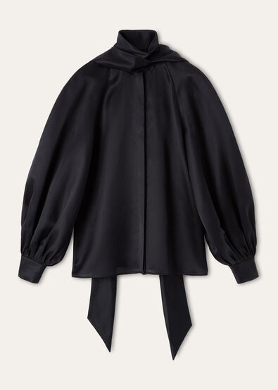 LYDIE SHIRT ORGANDY SATIN