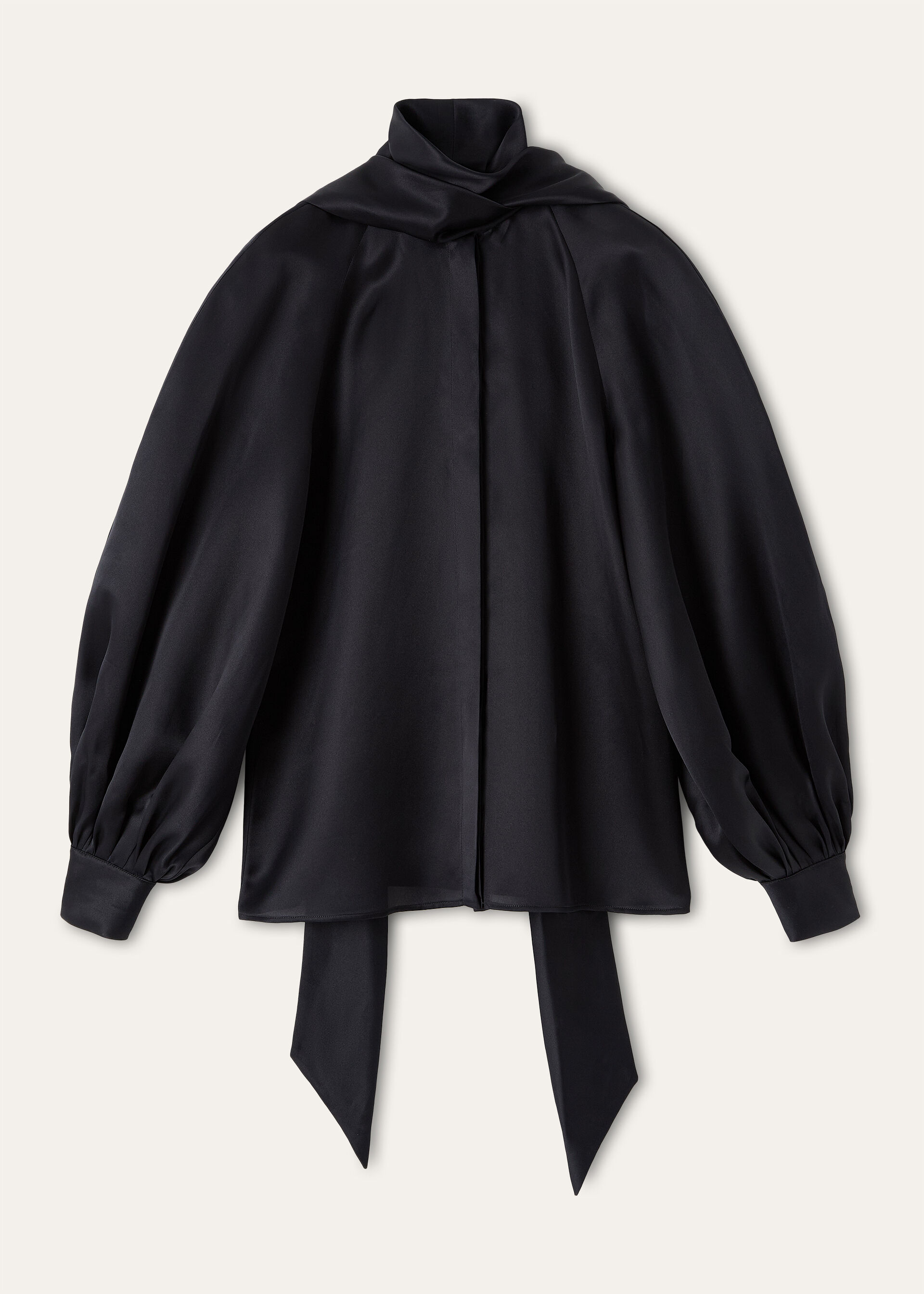 LYDIE SHIRT ORGANDY SATIN