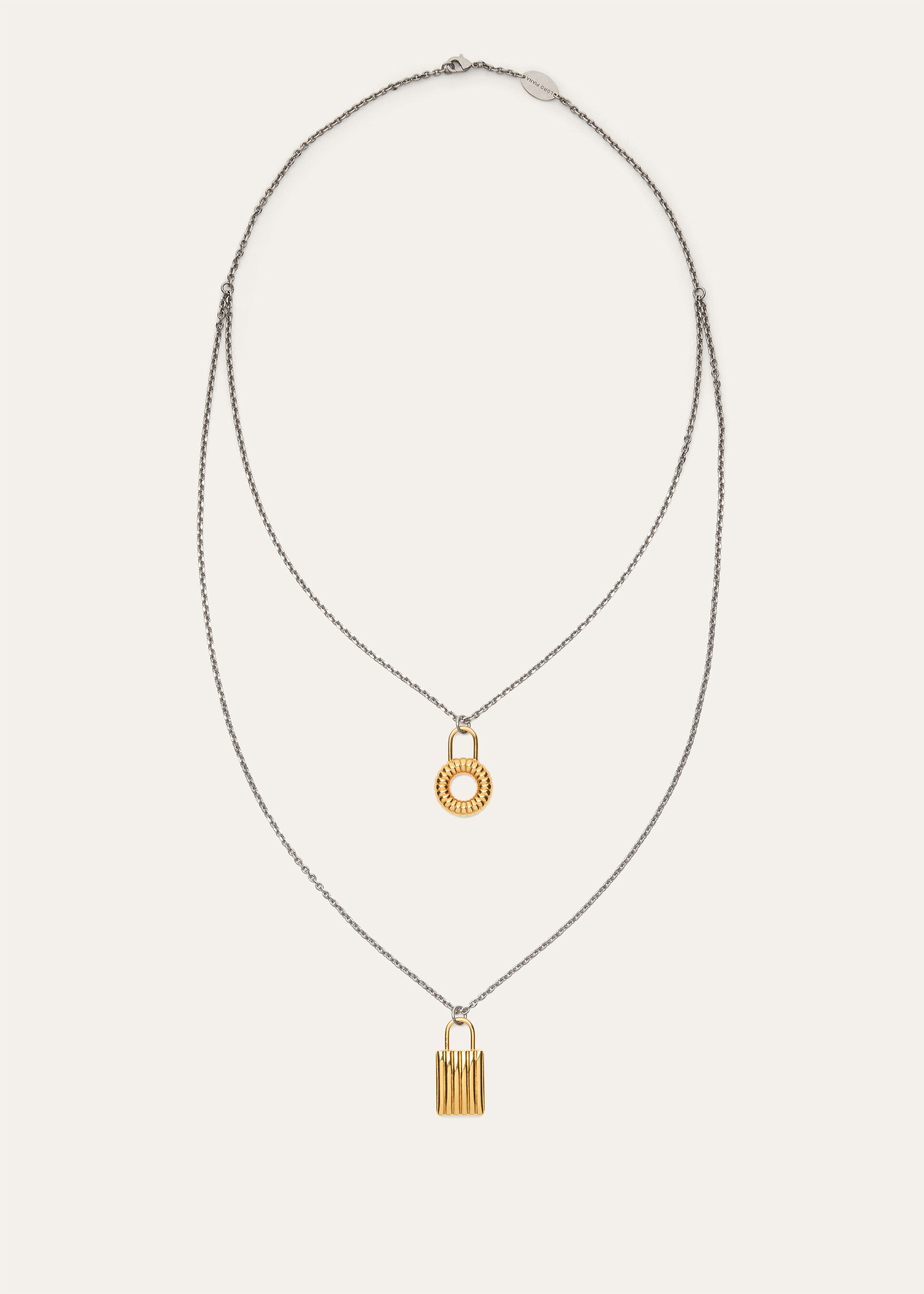 BALE WIGGLE DOUBLE LENGHT CHARMS NECKLACE