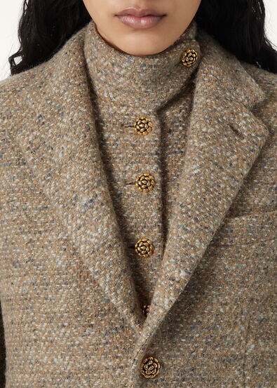 TORINO PATCHES SB JACKET TWEED LUREX