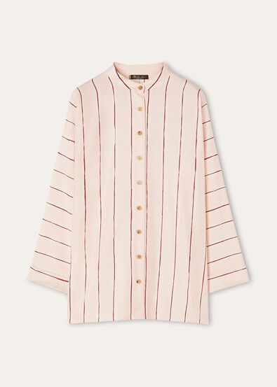 JADE 3/4 SHIRT DENNERY SILK SHANTUNG