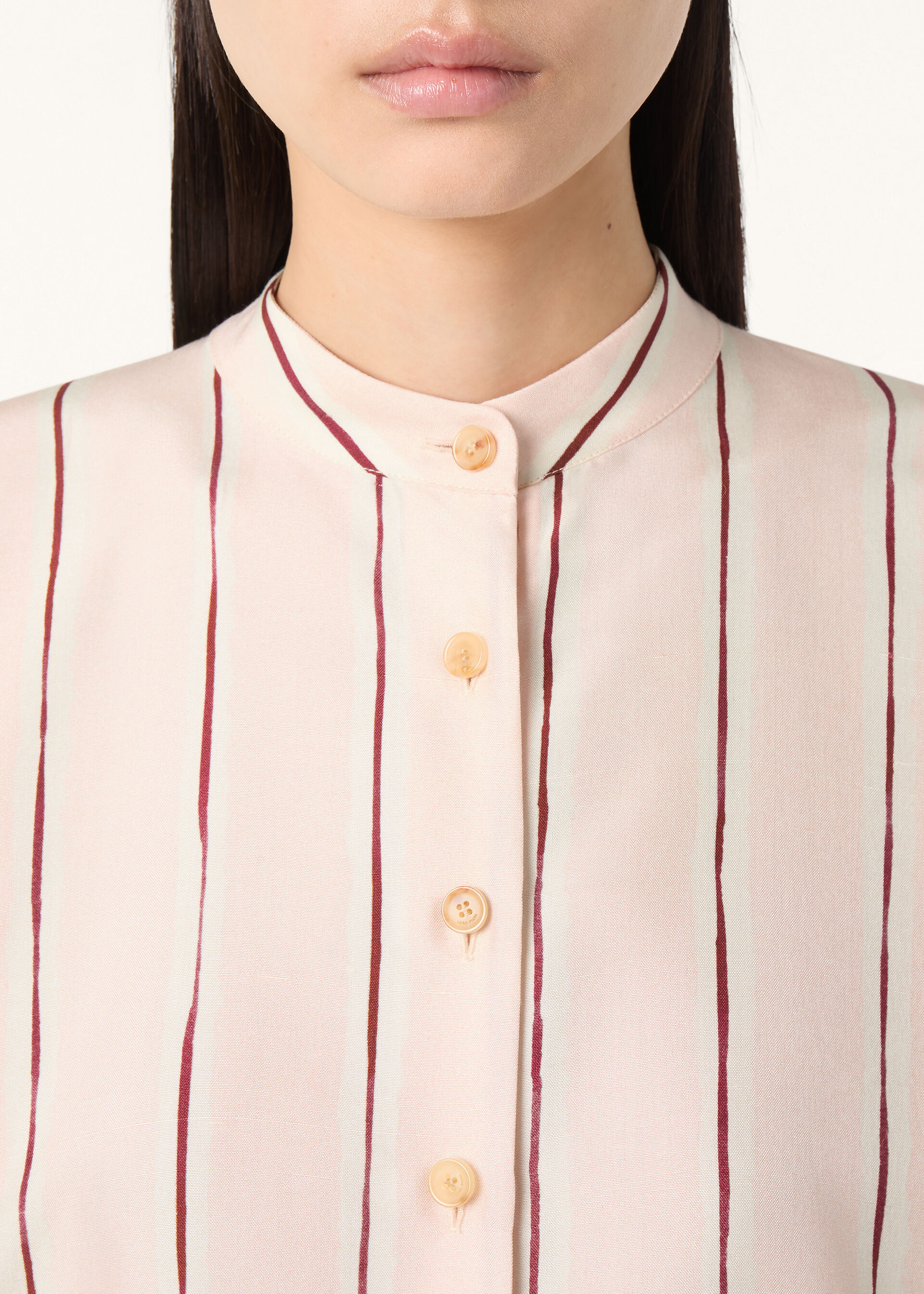 JADE 3/4 SHIRT DENNERY SILK SHANTUNG