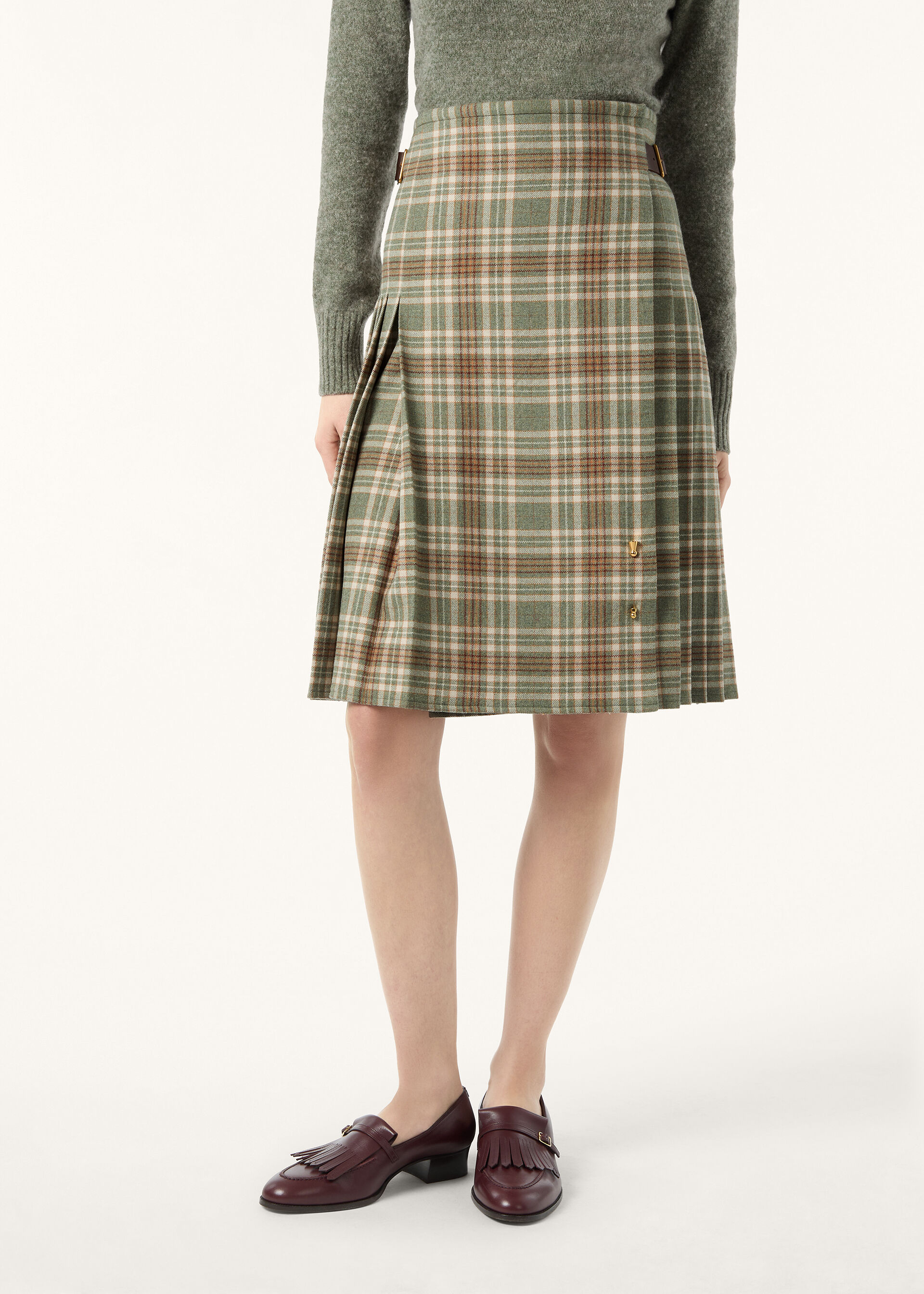 MILDA SKIRT LORO CLAN FLANNEL
